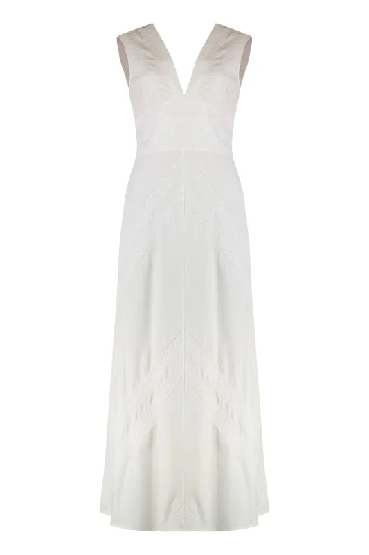 Cotton Dress with Lace Details sold by Lord & Taylor