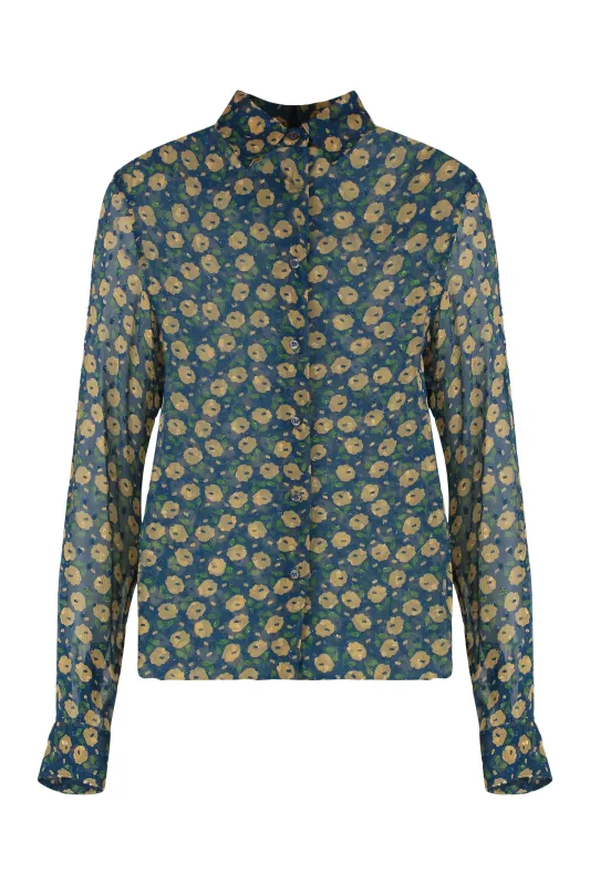 Floral Printed Viscose Shirt sold by Lord & Taylor
