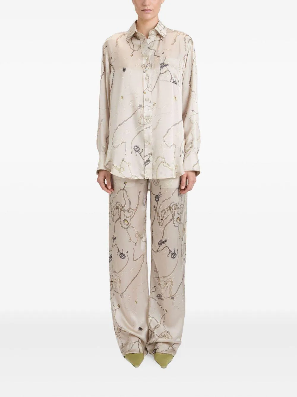 Victoria Beckham Multicolor Print Shirt sold by Lord & Taylor product image thumbnail 3