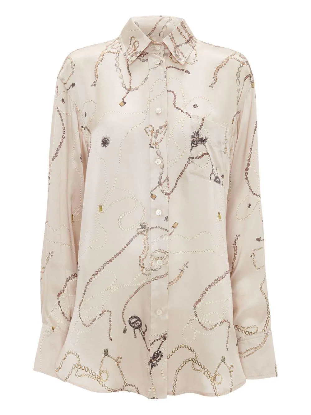 Victoria Beckham Multicolor Print Shirt sold by Lord & Taylor
