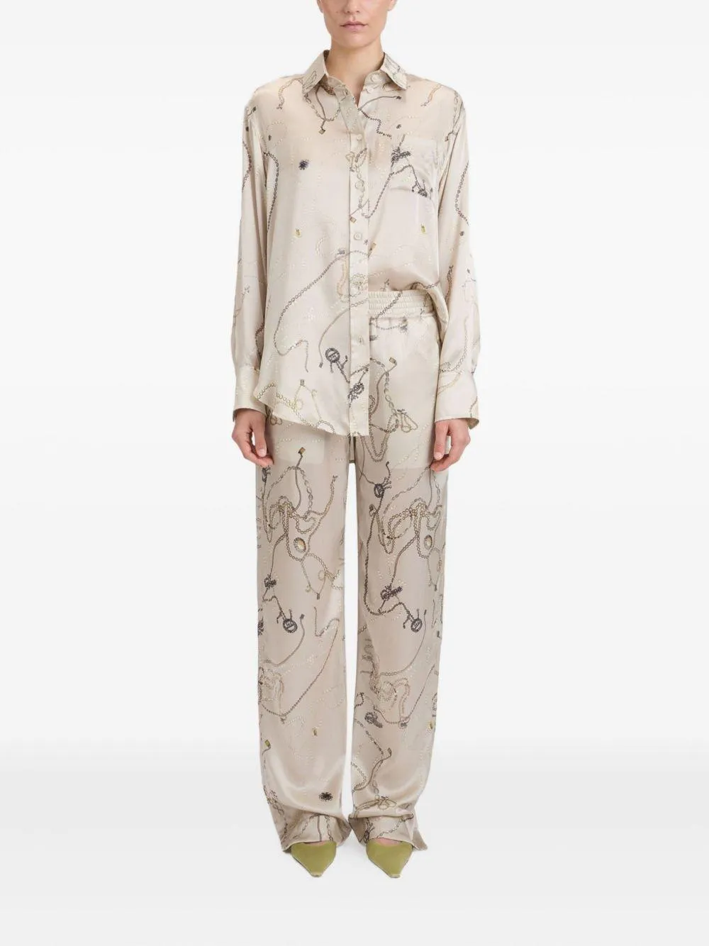 Victoria Beckham Pumice Trousers sold by Lord & Taylor product image thumbnail 2