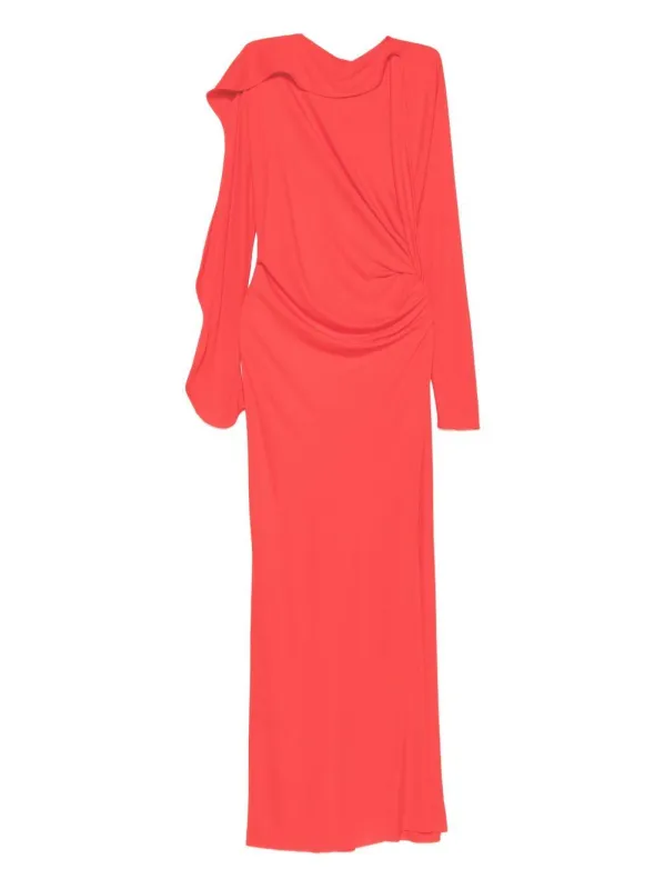 Victoria Beckham Long Dress in Orange sold by Lord & Taylor
