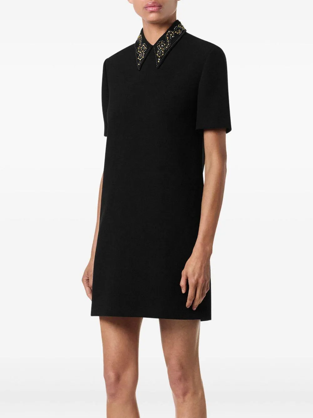 Versace Mini Dress in Black sold by Lord & Taylor product image thumbnail 4
