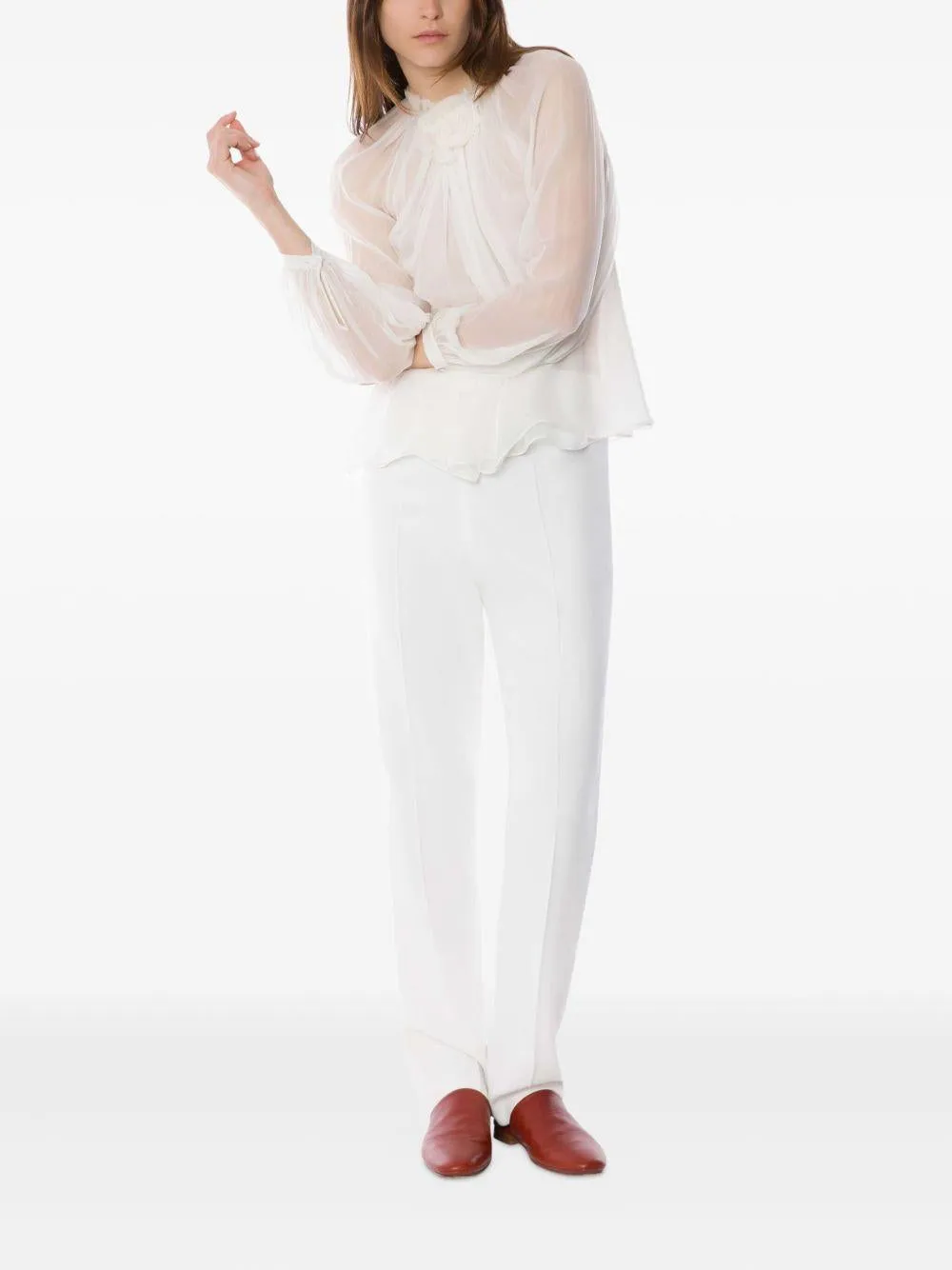 Alberta Ferretti White Shirt sold by Lord & Taylor product image thumbnail 3