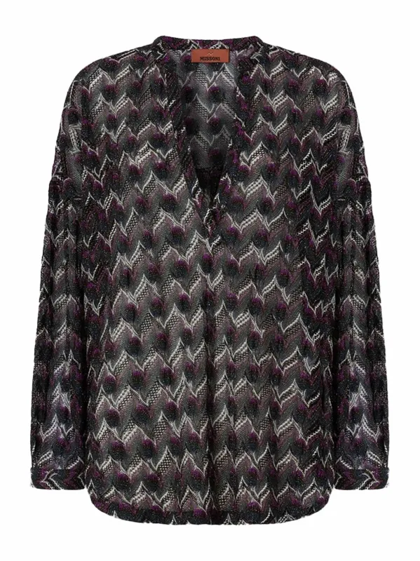 Missoni Zigzag Pattern Blouse made by Missoni