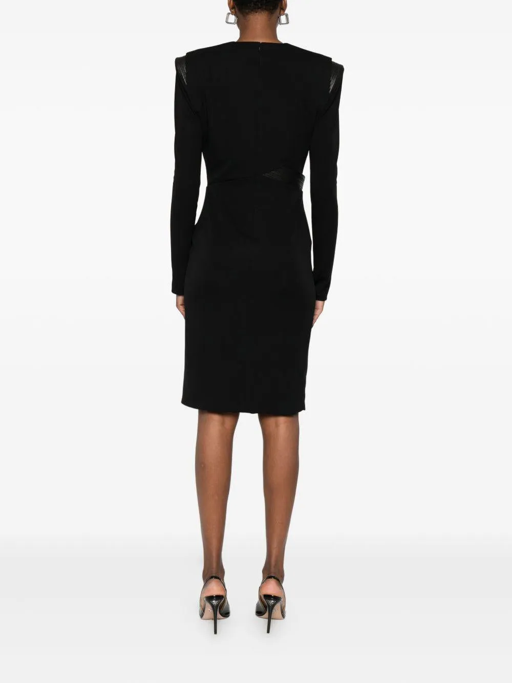 Versace Mini Dress in Black sold by Lord & Taylor product image thumbnail 3