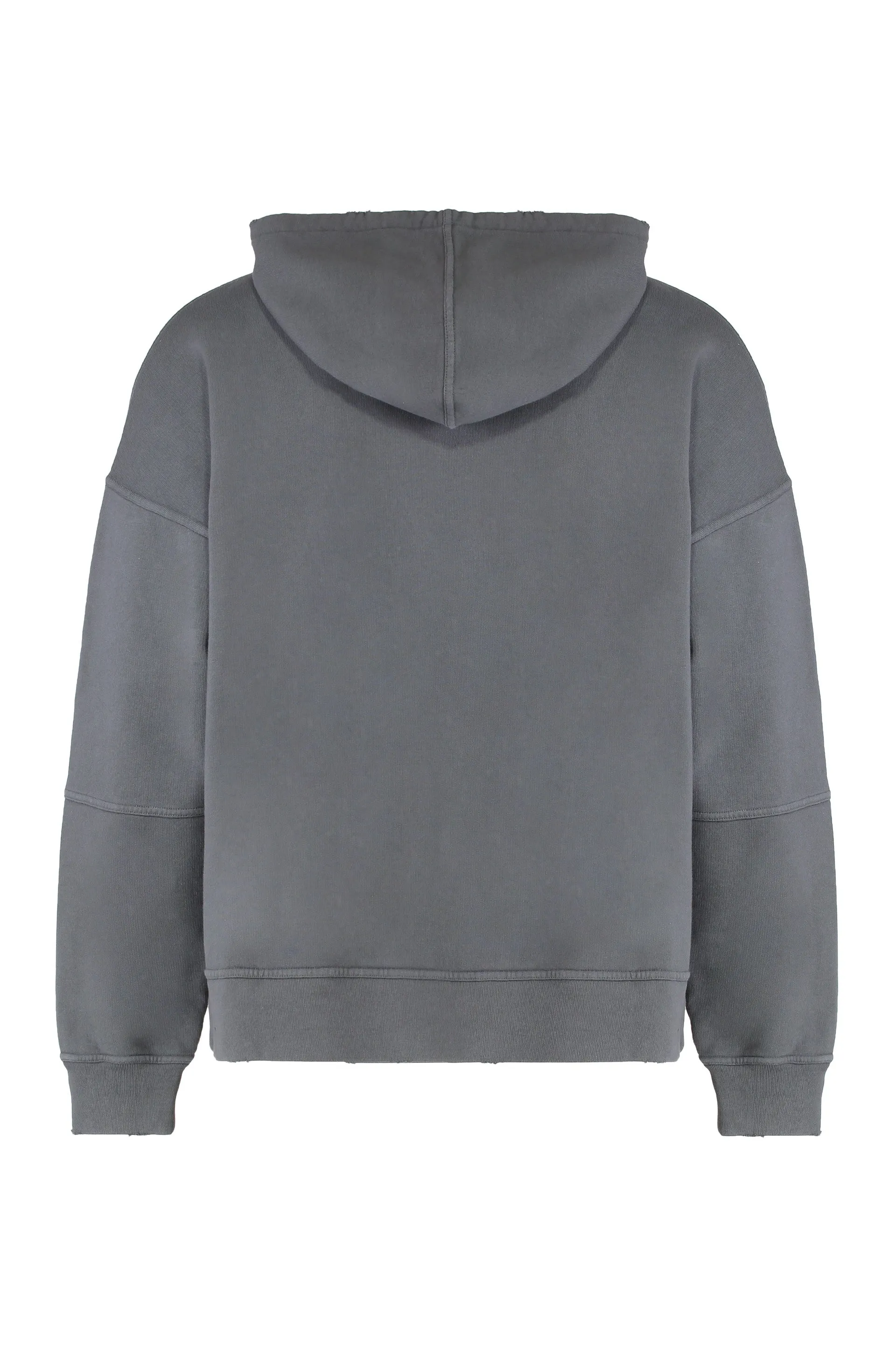 Full-Zip Cotton Hoodie in Gray sold by Lord & Taylor product image thumbnail 2