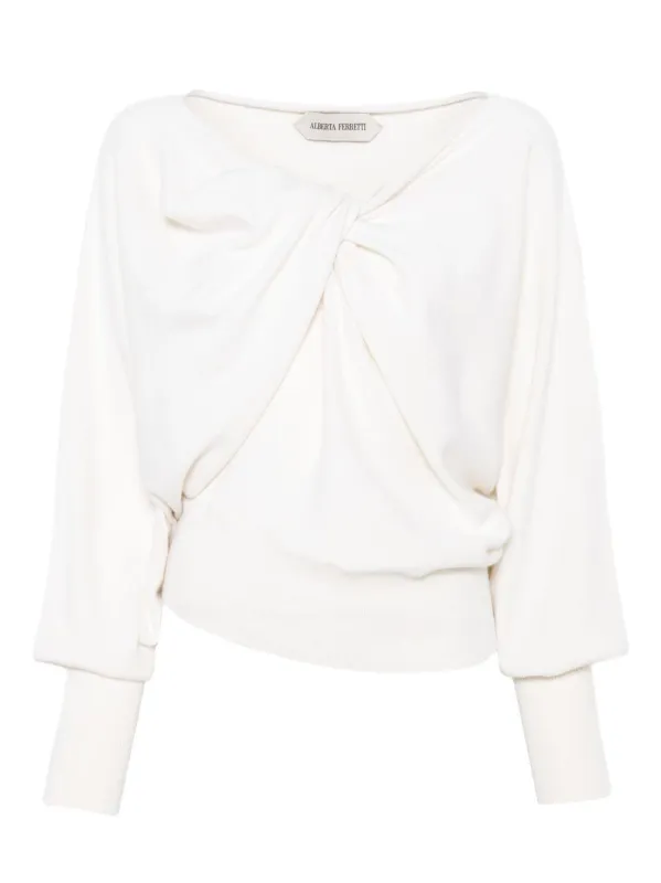 Alberta Ferretti Asymmetrical Sweater sold by Lord & Taylor
