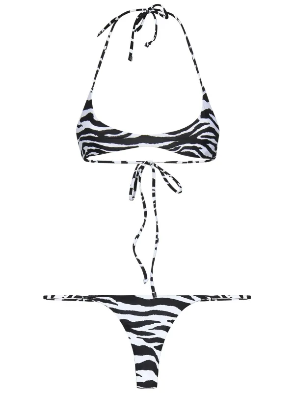 The Attico Zebra Print Bikini sold by Lord & Taylor