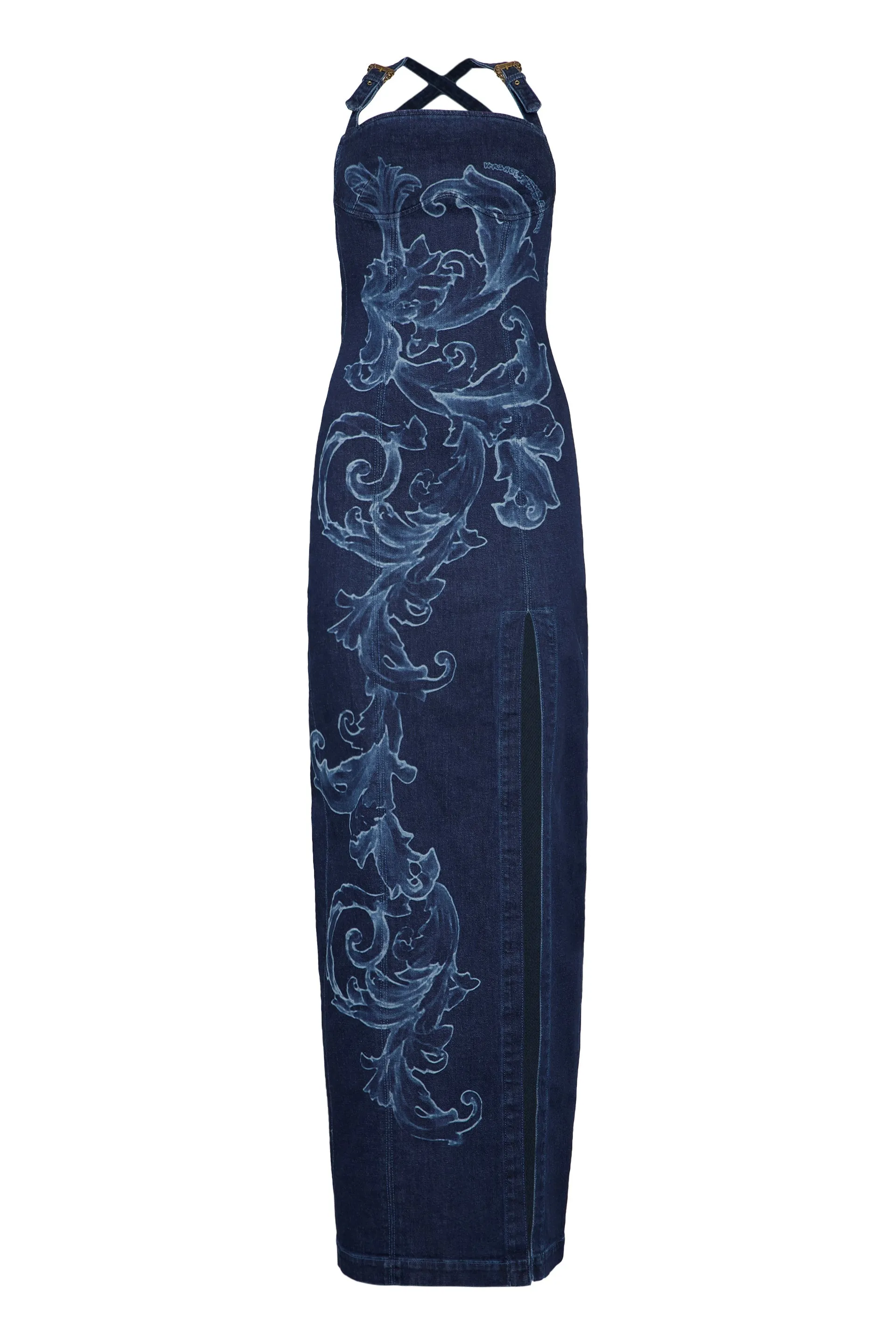 Denim Dress with Side Slit sold by Lord & Taylor