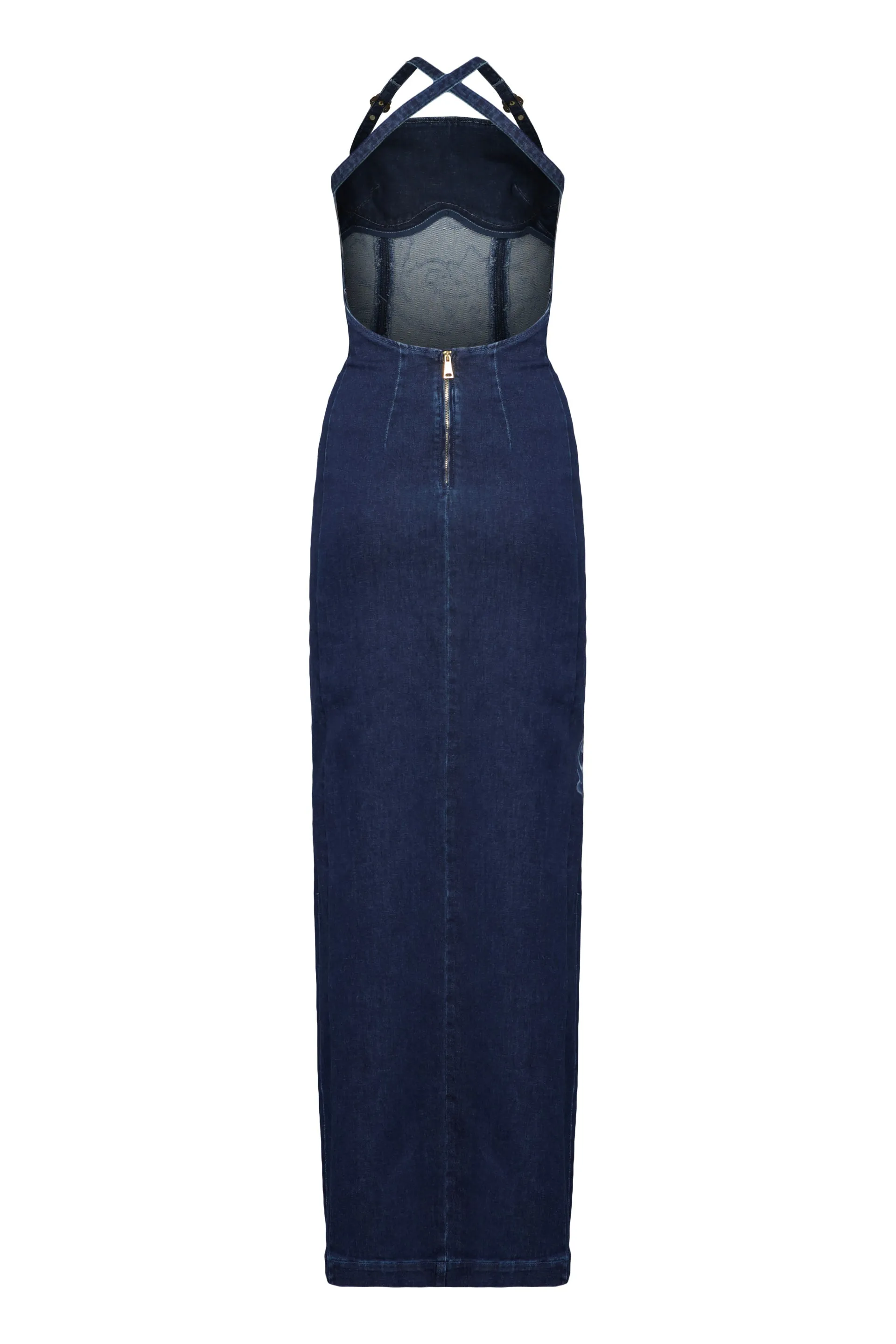 Denim Dress with Side Slit sold by Lord & Taylor product image thumbnail 2