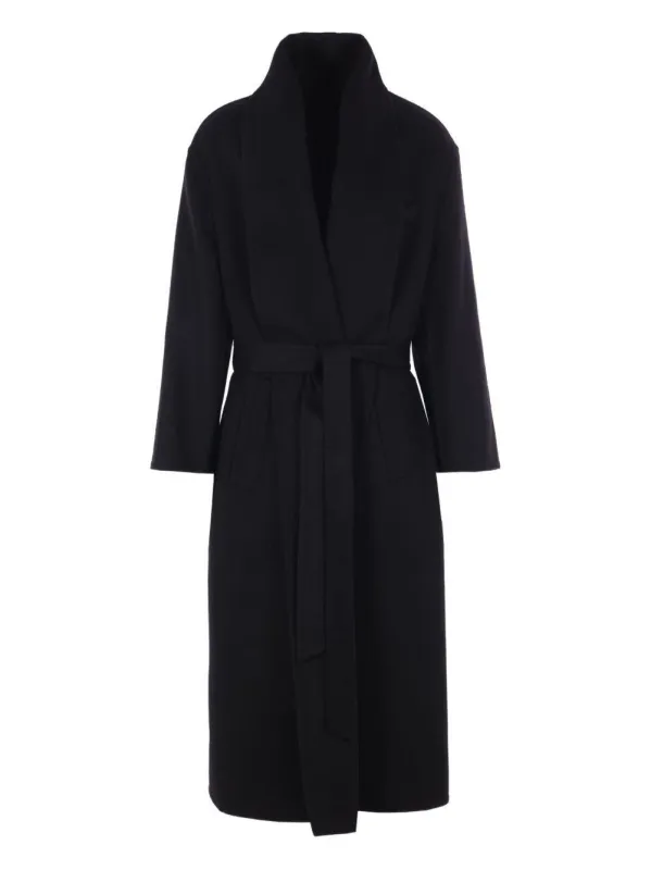 Black Shawl-Collar Wool-Cashmere Coat sold by Lord & Taylor