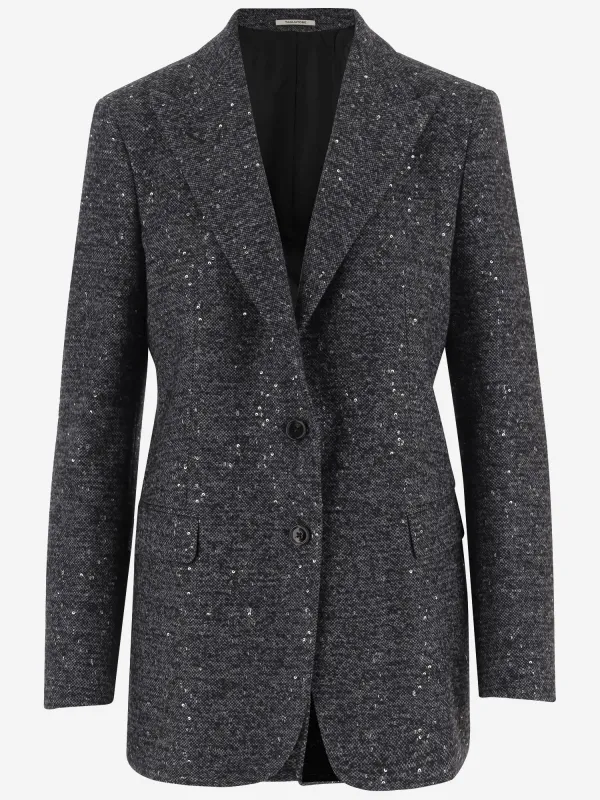 Single-Breasted Wool-Blend Jacket sold by Lord & Taylor