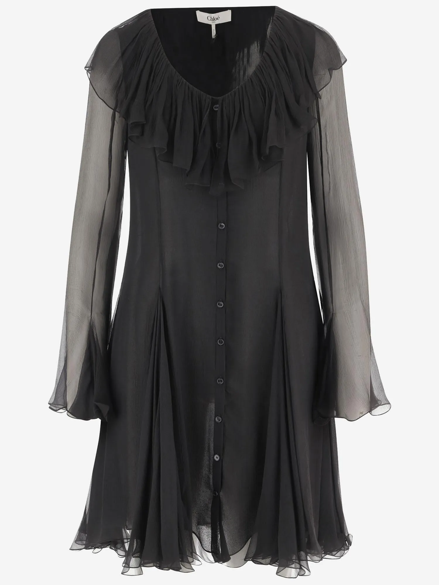 Silk Muslin Mini Dress sold by Lord & Taylor