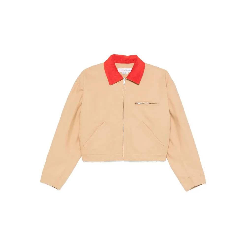 Cropped Wool Zip Jacket sold by Lord & Taylor