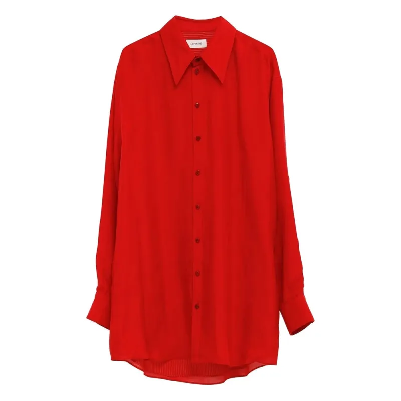 Red Silk Shirt sold by Lord & Taylor