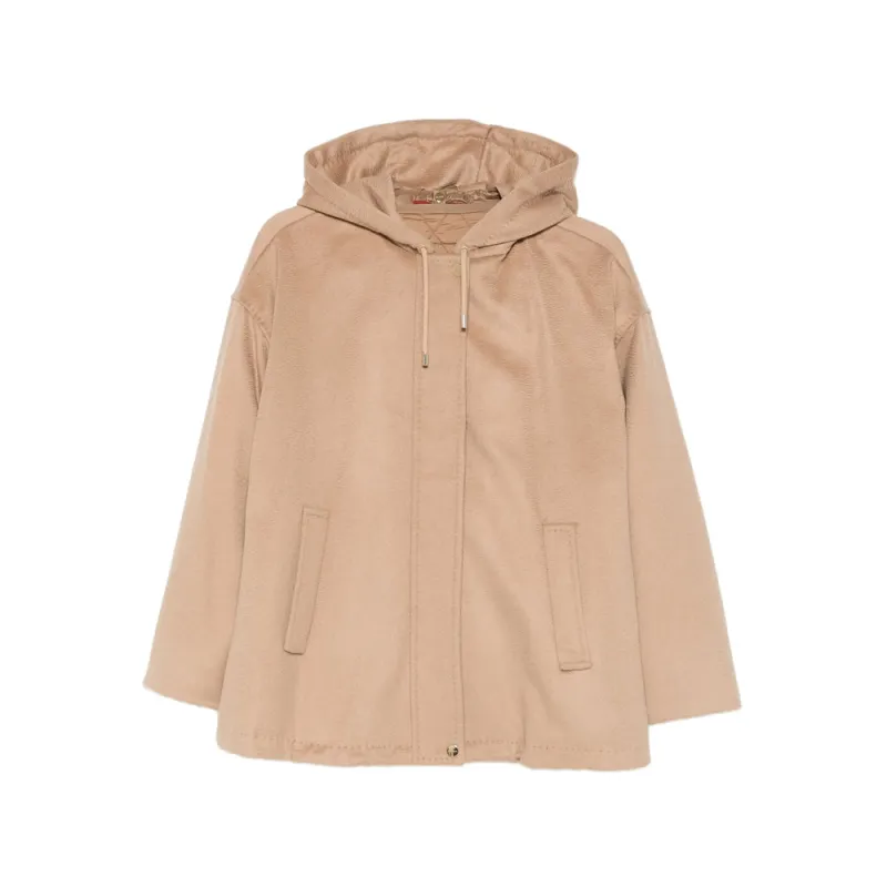 Light Brown Hooded Wool Coat sold by Lord & Taylor