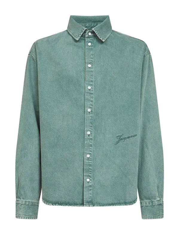 Green Simon de-Nîmes Denim Shirt sold by Lord & Taylor