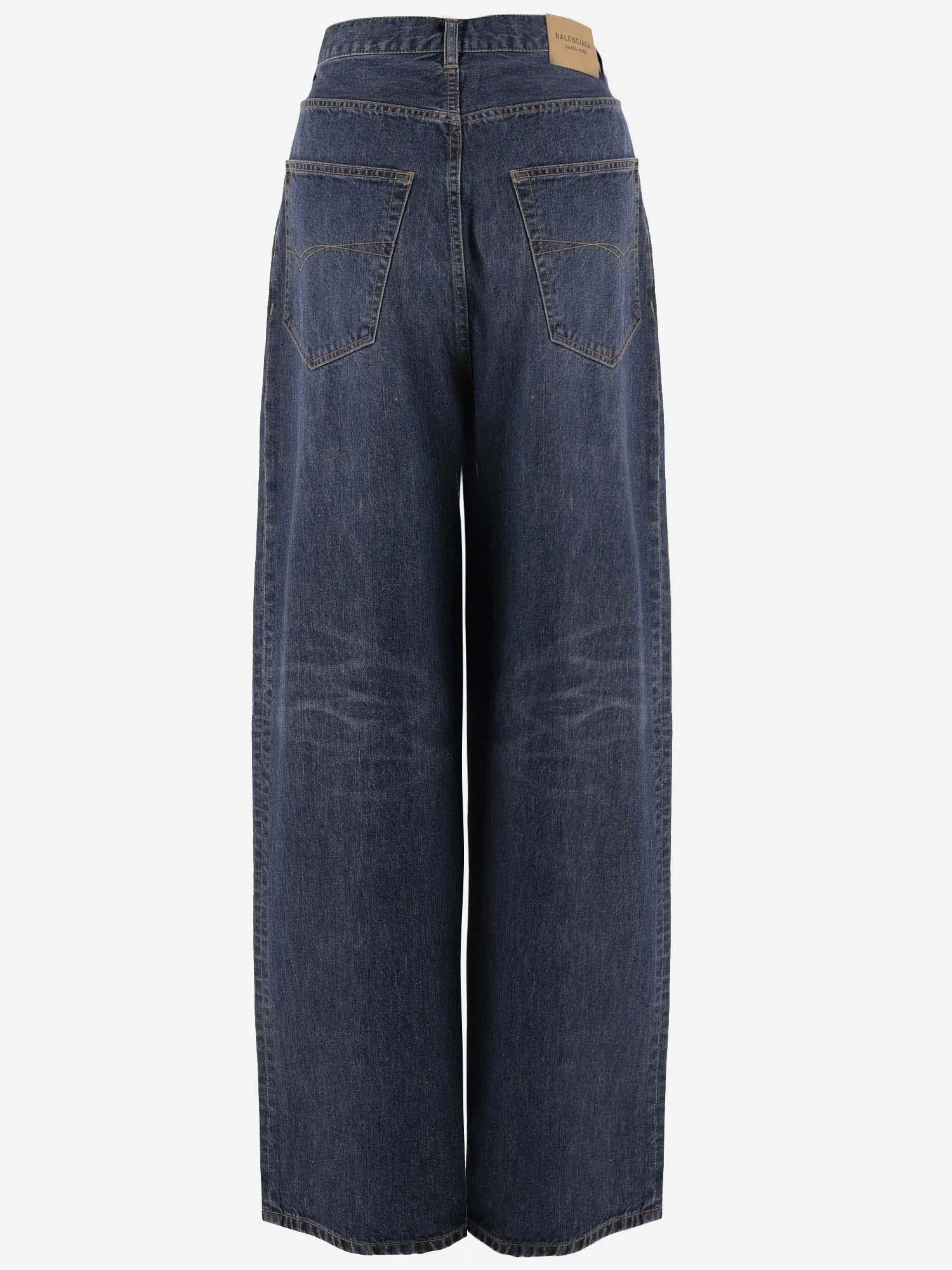 Denim and Silk Wide-Leg Jeans sold by Lord & Taylor product image thumbnail 2