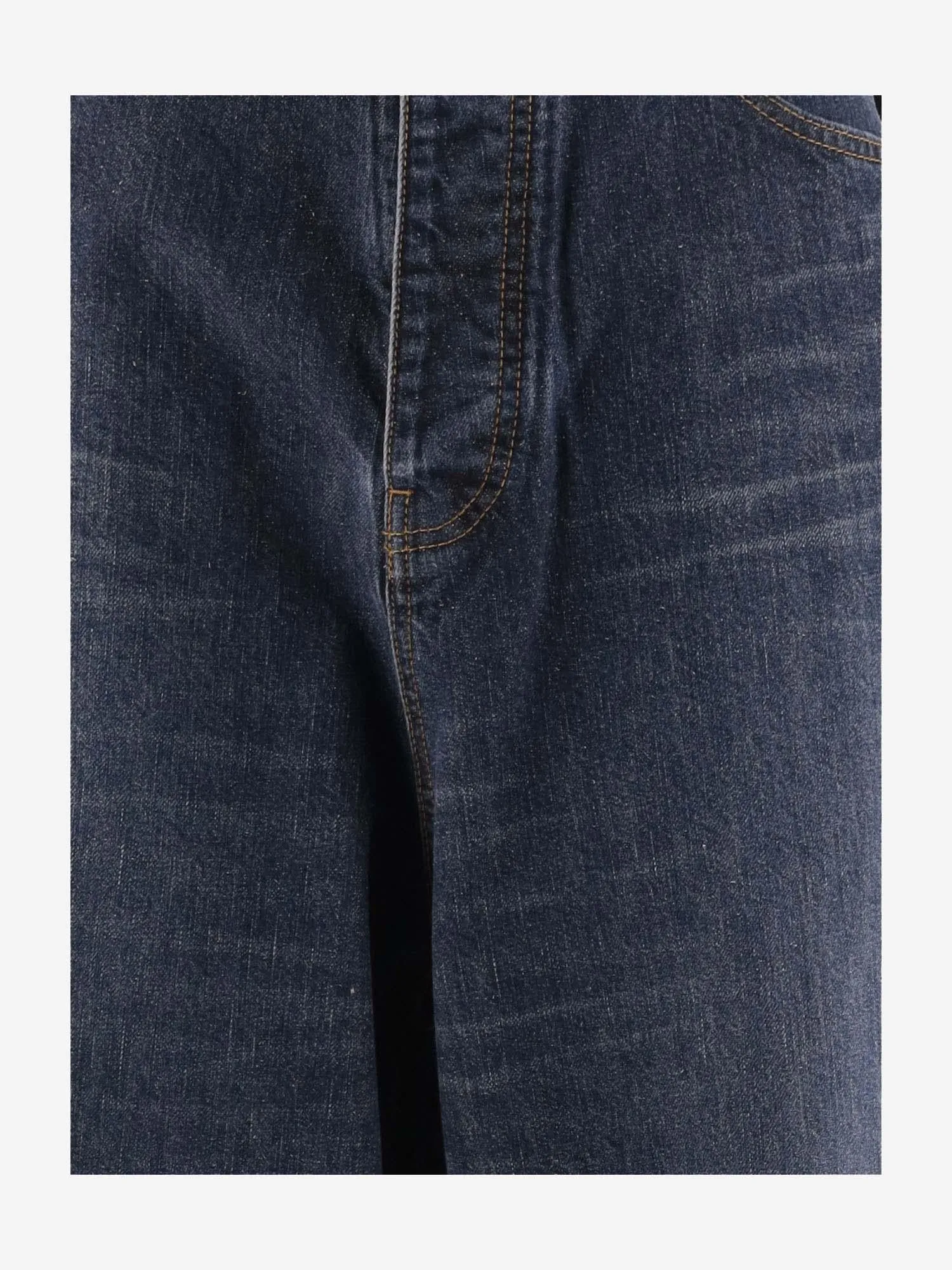 Denim and Silk Wide-Leg Jeans sold by Lord & Taylor product image thumbnail 3