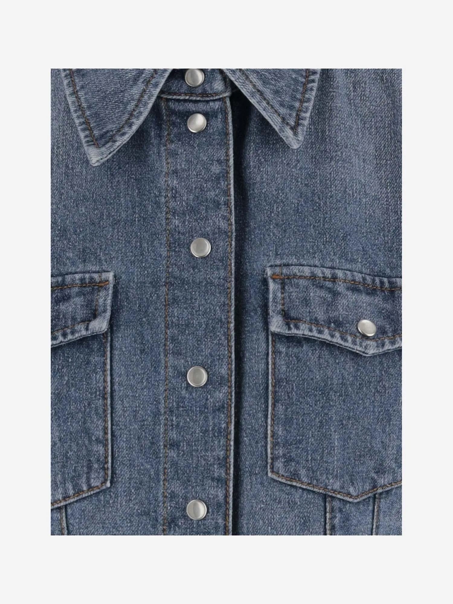 Cotton-Blend Denim Shirt sold by Lord & Taylor product image thumbnail 3
