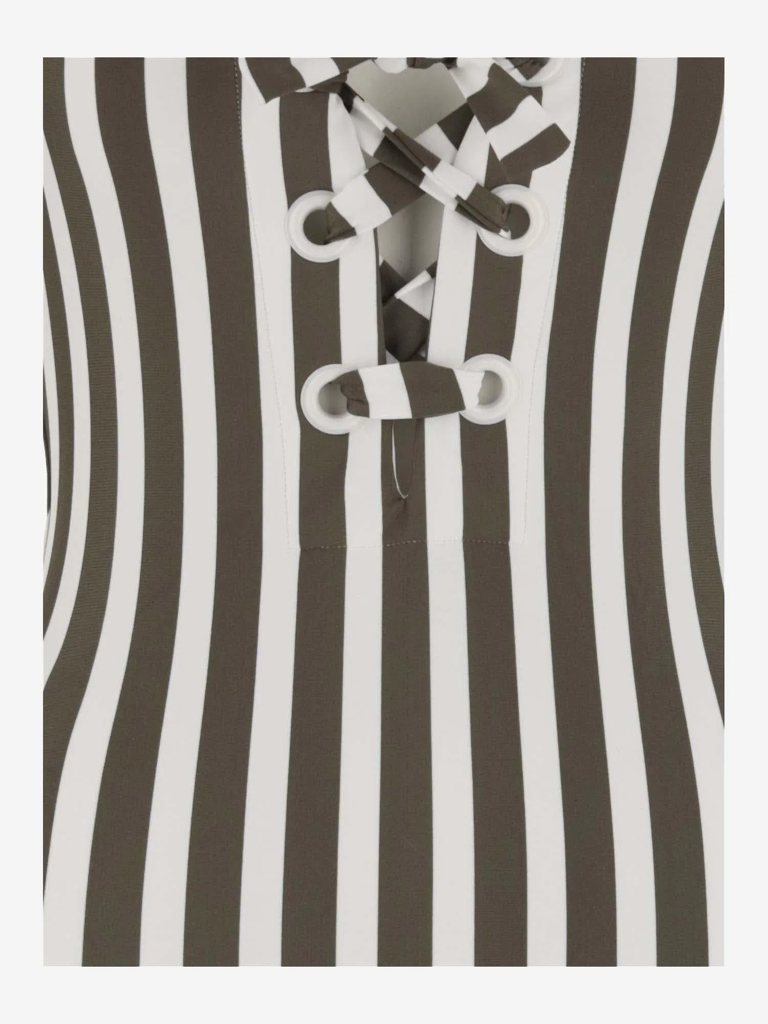 Striped Stretch Nylon One-Piece Swimsuit sold by Lord & Taylor product image thumbnail 3