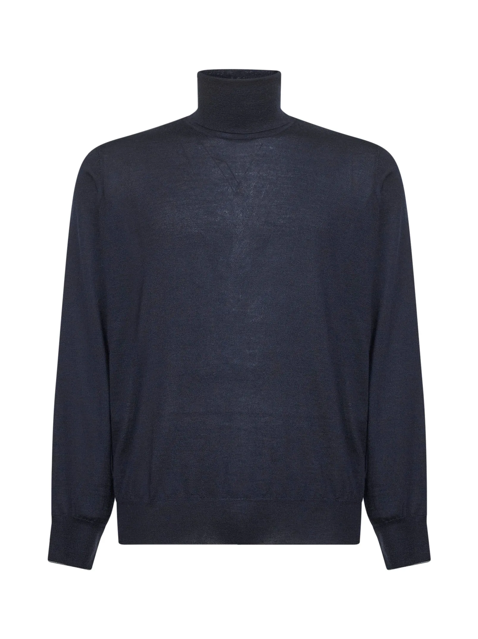 Blue Cashmere-Silk Turtleneck Sweater sold by Lord & Taylor
