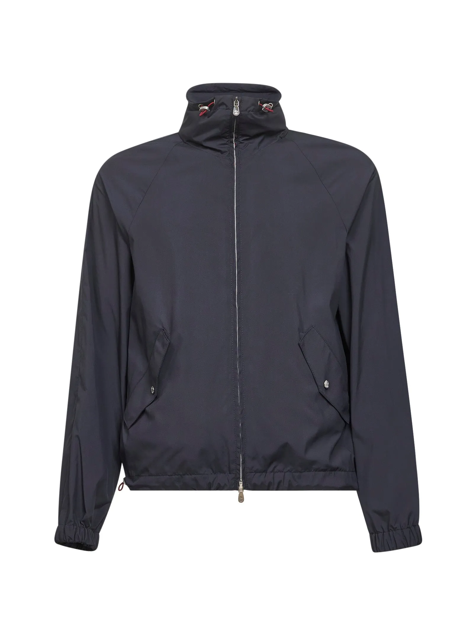 Blue Techno-Fabric Hooded Jacket sold by Lord & Taylor