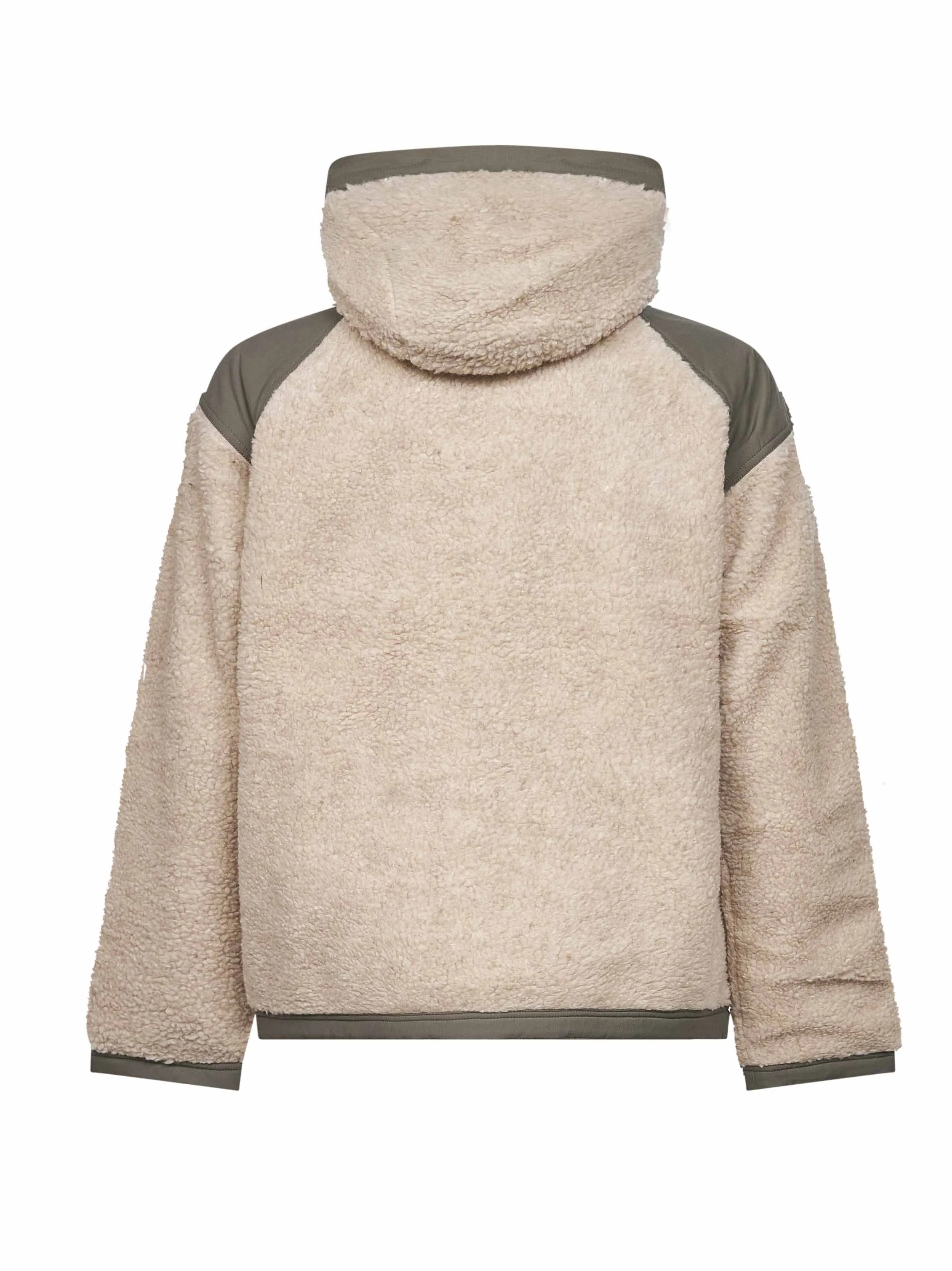 Beige Reversible Fleece Bomber Jacket sold by Lord & Taylor product image thumbnail 2