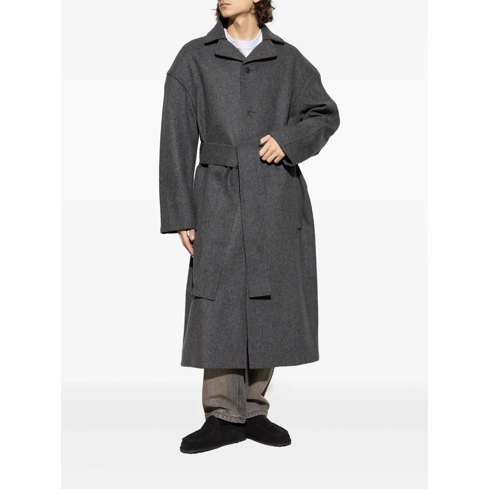 Grey Belted Notch Lapel Coat sold by Lord & Taylor product image thumbnail 4