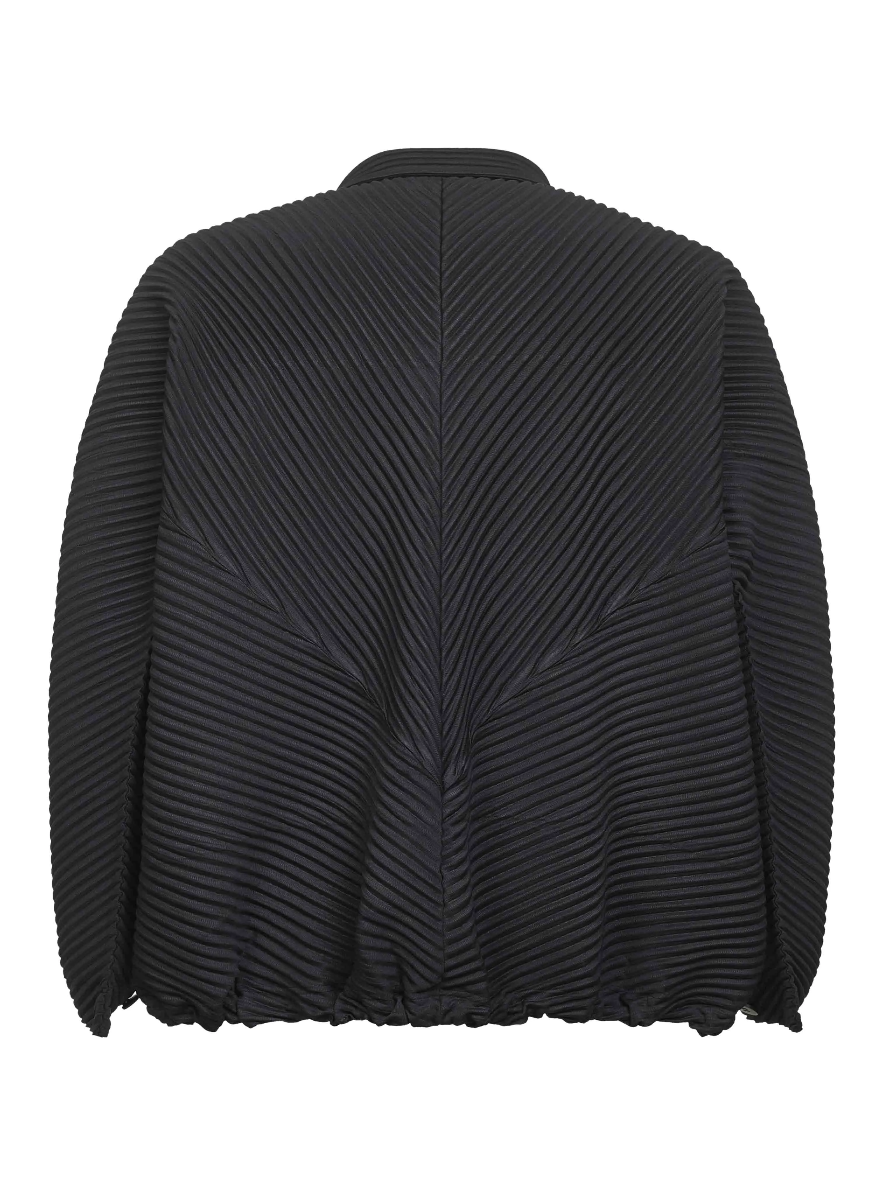 Black Pleated Shirt Jacket sold by Lord & Taylor product image thumbnail 2