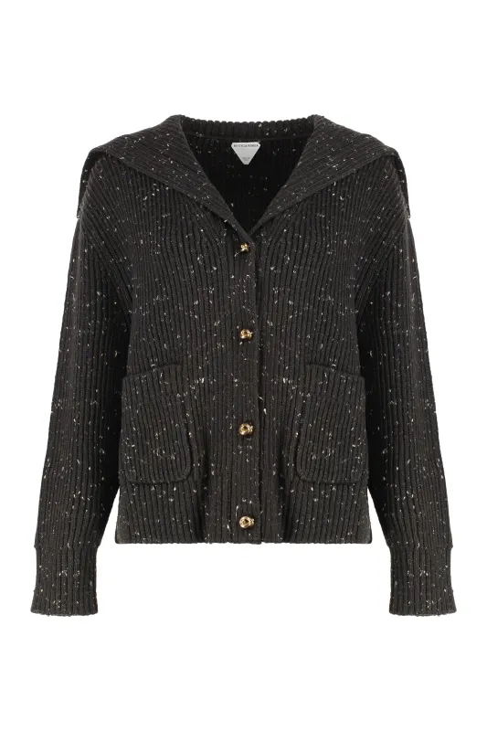 Heather-Effect Wool Cardigan sold by Lord & Taylor