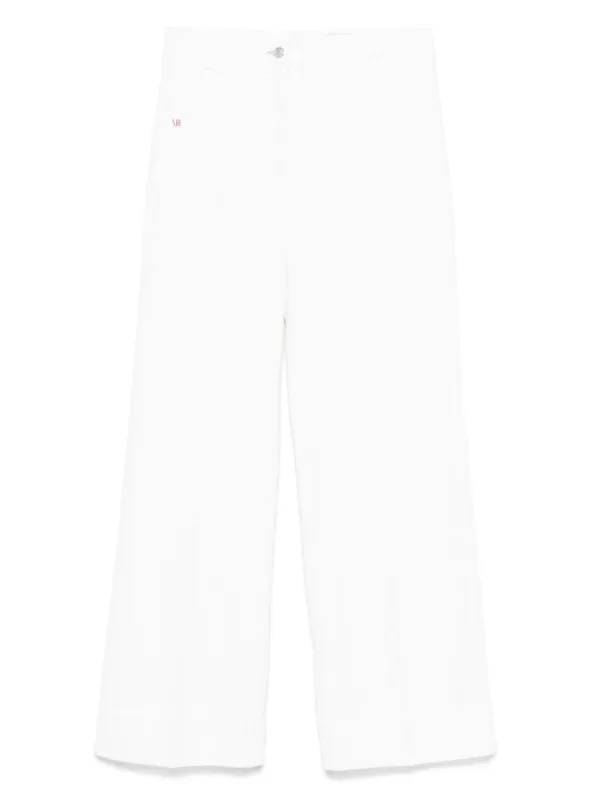 High-Waist White Flared Jeans sold by Lord & Taylor
