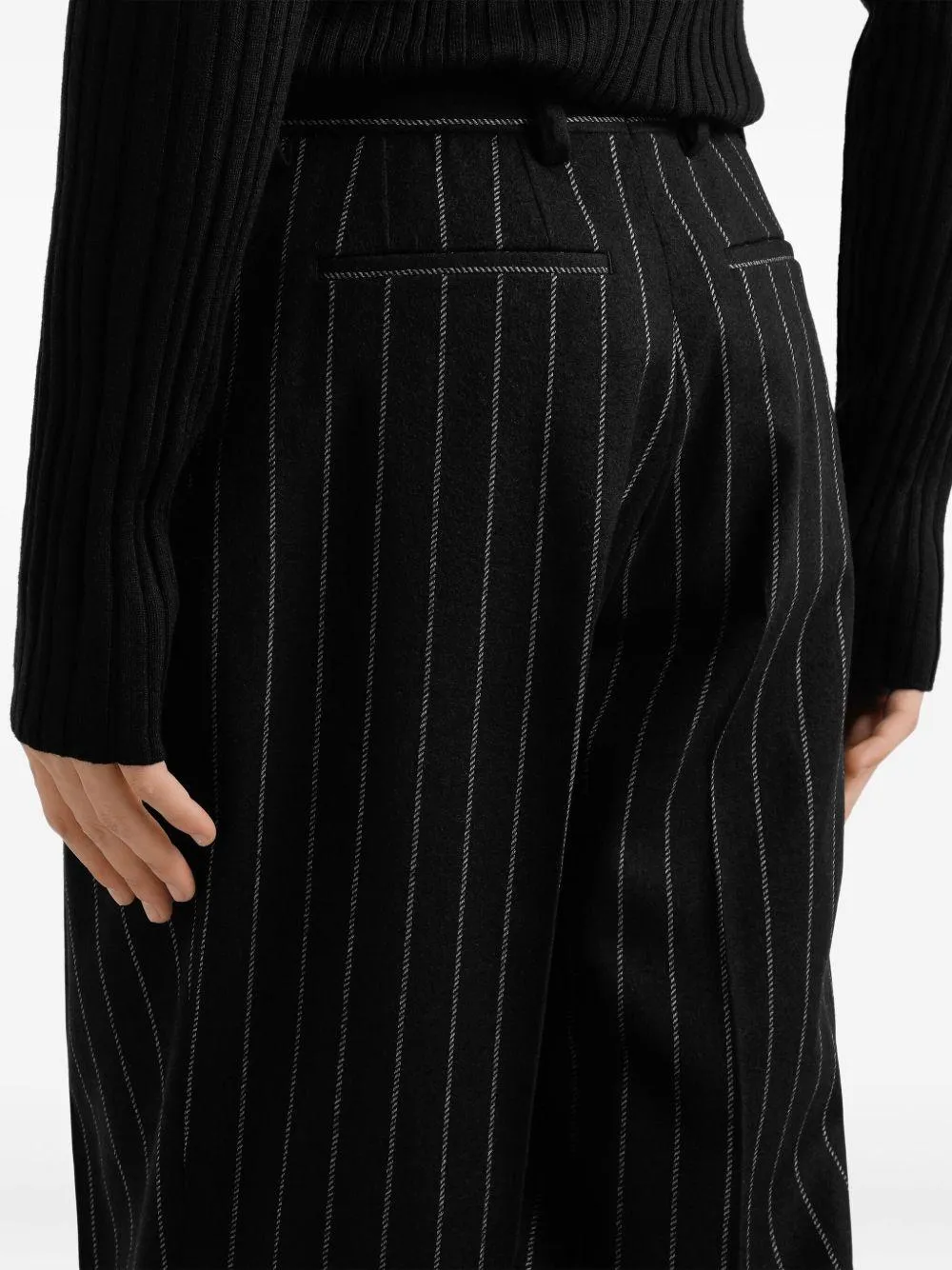 Striped Cropped Trousers sold by Lord & Taylor product image thumbnail 2