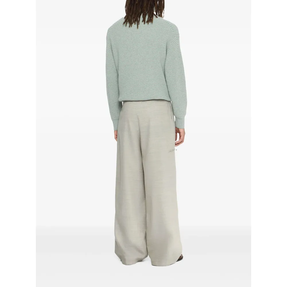JW Anderson Light Grey Wide-Leg Trousers sold by Lord & Taylor product image thumbnail 5