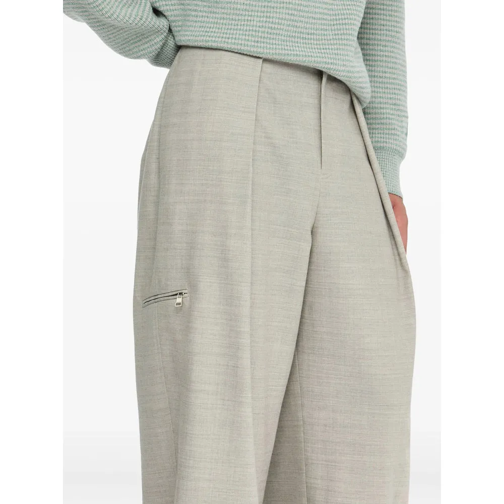 JW Anderson Light Grey Wide-Leg Trousers sold by Lord & Taylor product image thumbnail 4