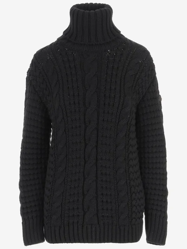 Virgin Wool Cable-Knit Sweater sold by Lord & Taylor