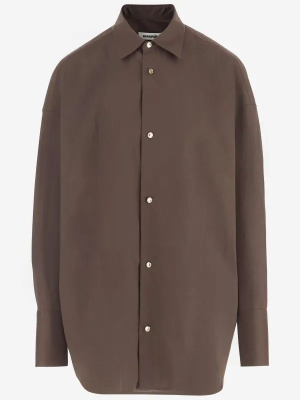 Oversized Stretch Cotton Shirt sold by Lord & Taylor