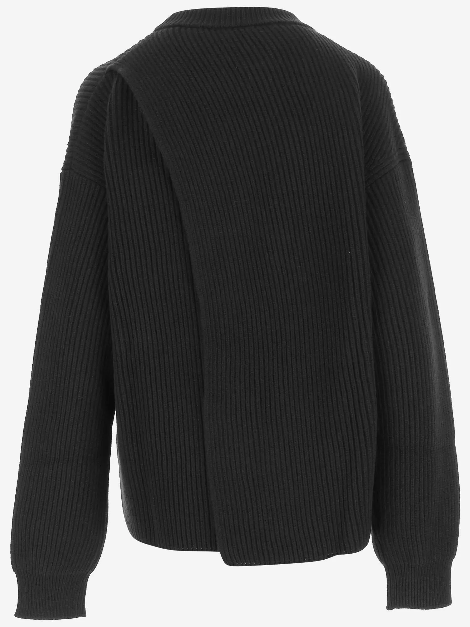 Wool Ribbed Crewneck Sweater sold by Lord & Taylor product image thumbnail 3
