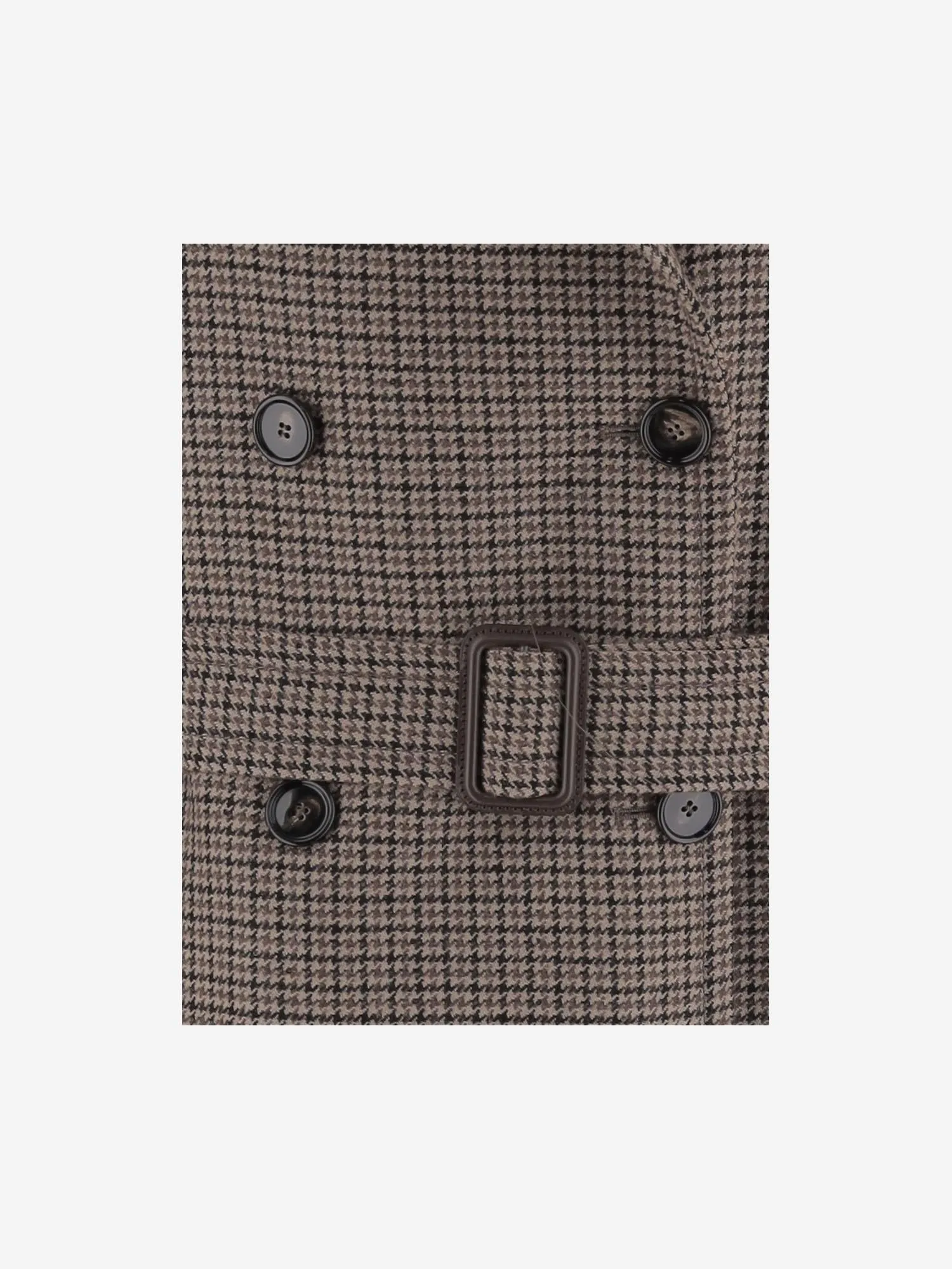 Double-Breasted Houndstooth Wool-Blend Coat sold by Lord & Taylor product image thumbnail 2