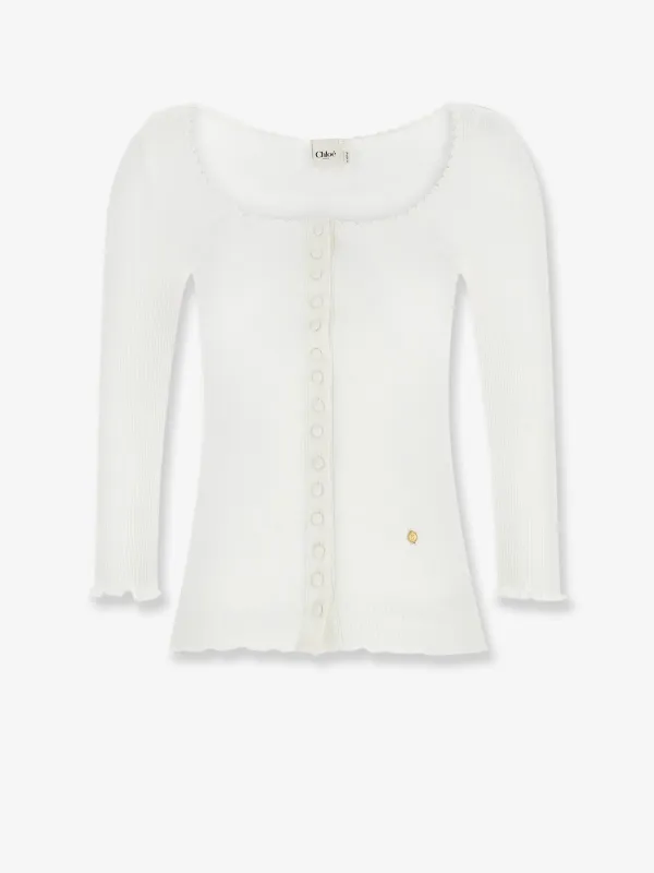 Cotton Shirt with Lace Insert sold by Lord & Taylor