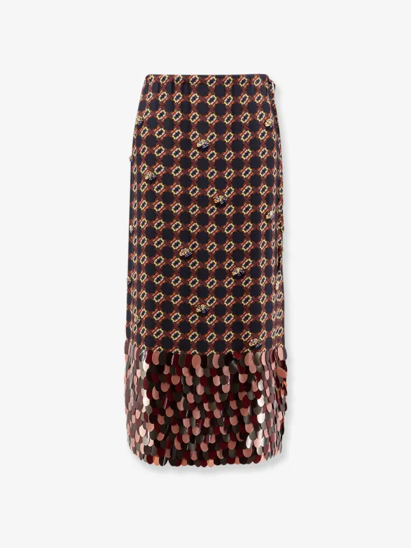 Silk Sequin Maxi Skirt sold by Lord & Taylor