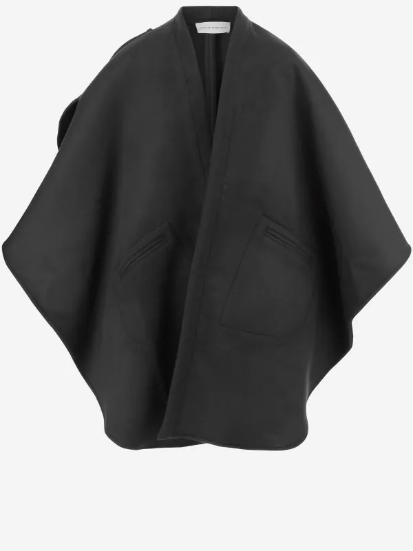 Wool and Cashmere Cape with Pockets sold by Lord & Taylor
