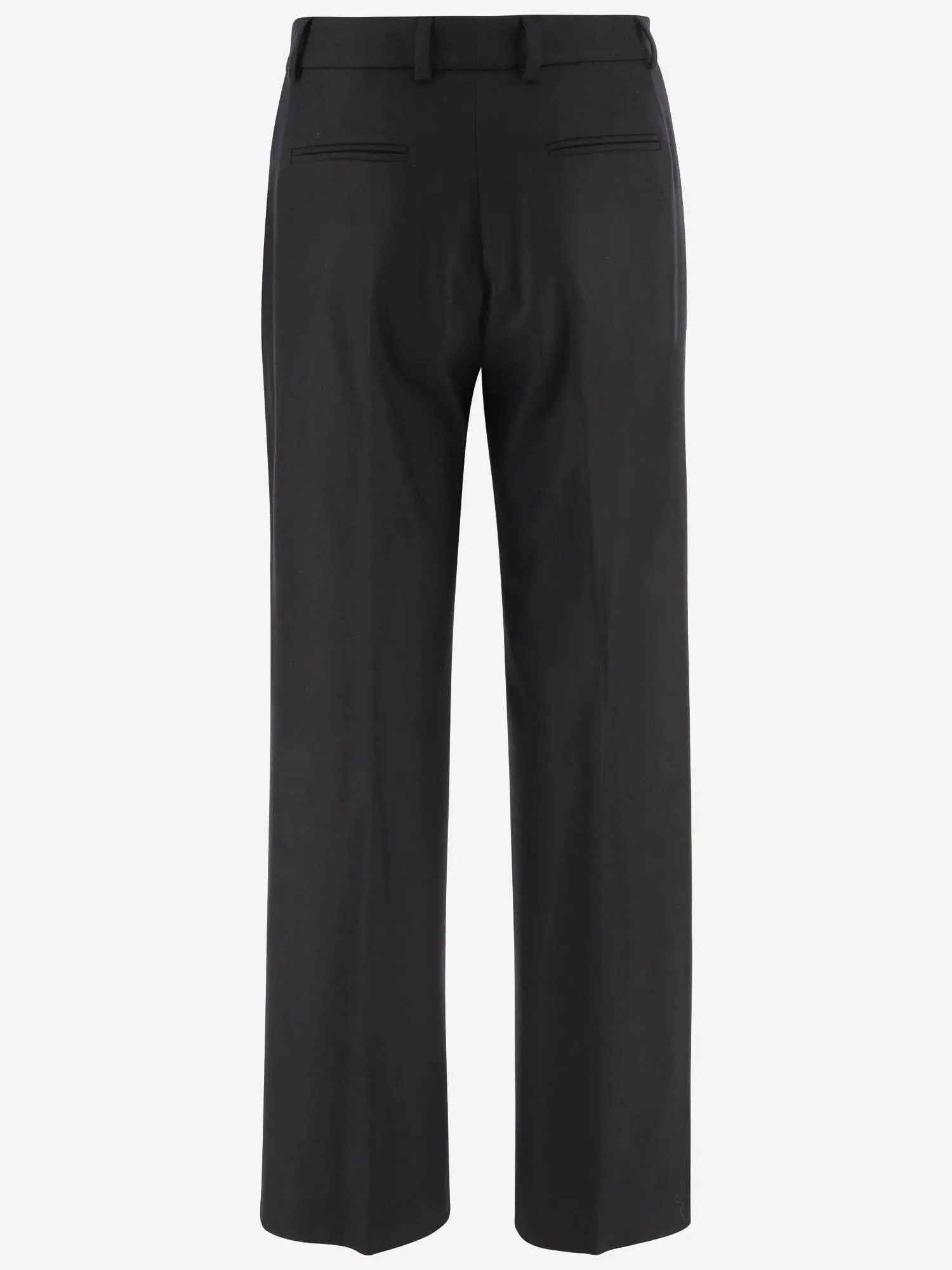 Stretch Wool Straight Trousers sold by Lord & Taylor product image thumbnail 3