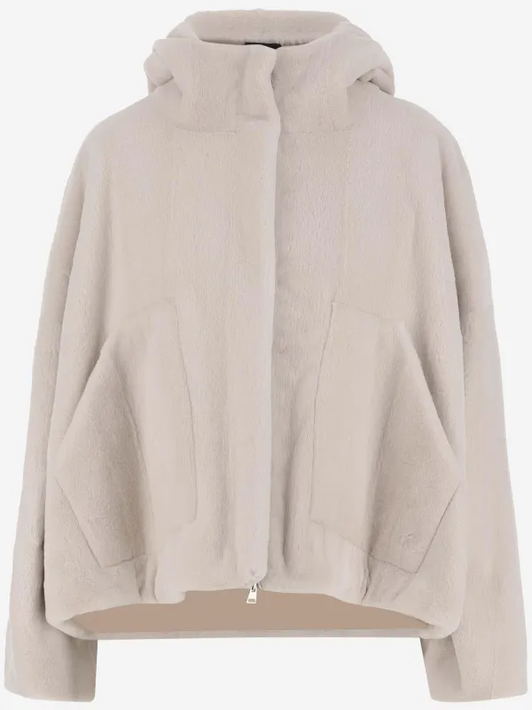 Mink Fur Hooded Jacket sold by Lord & Taylor