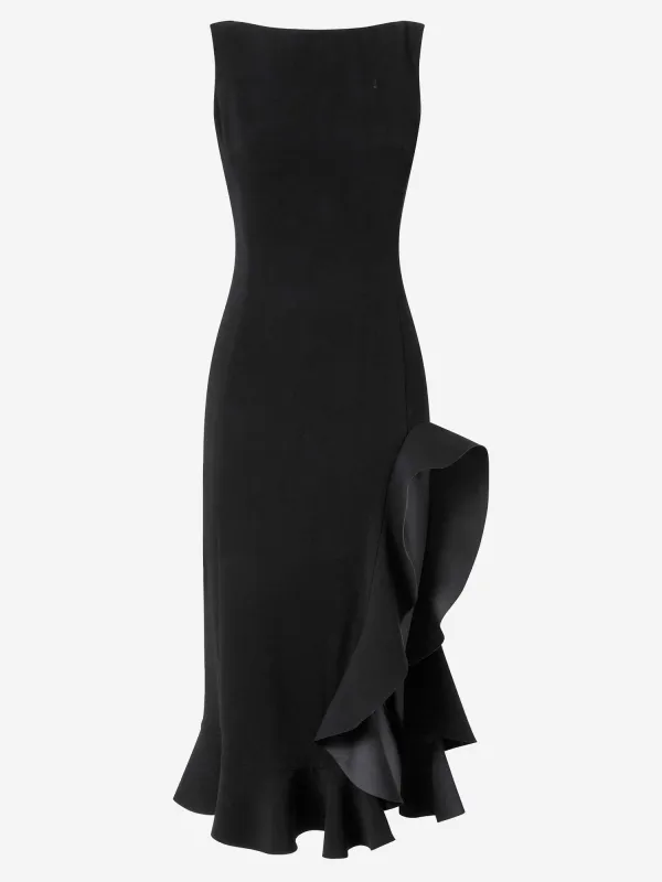 Ruffled Stretch Viscose Dress sold by Lord & Taylor