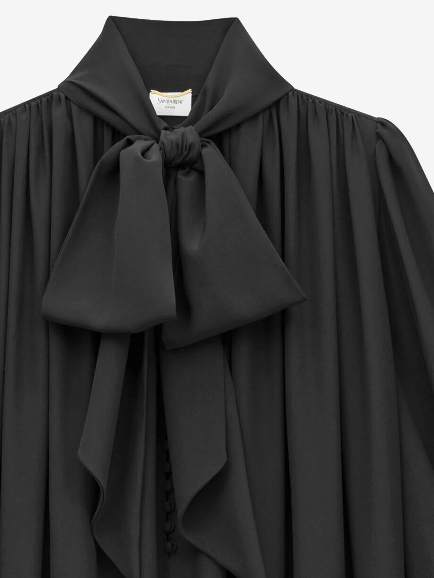 Silk Crepe Lavalliere Dress sold by Lord & Taylor product image thumbnail 2