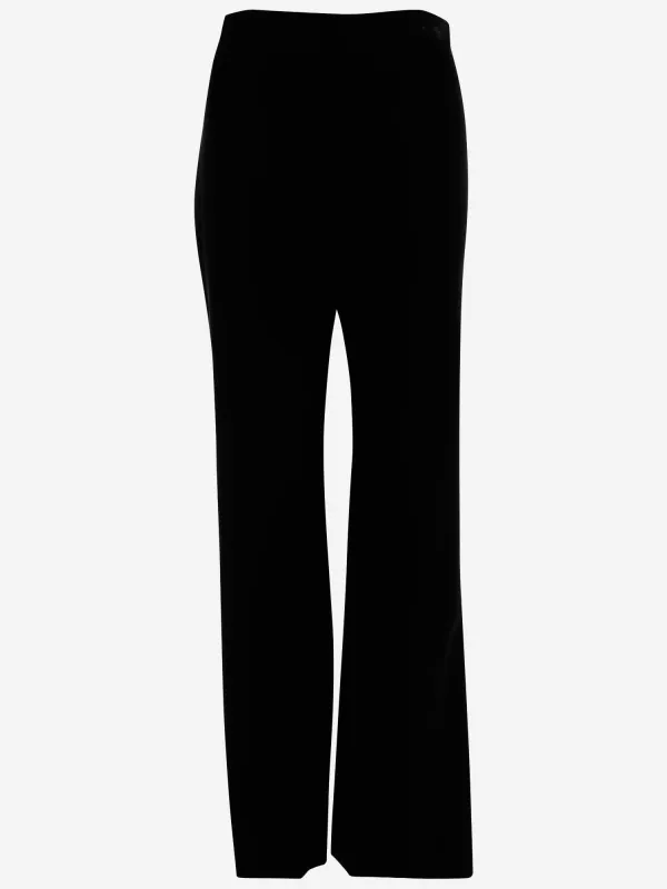 Cotton-Silk Velvet Flared Pants sold by Lord & Taylor