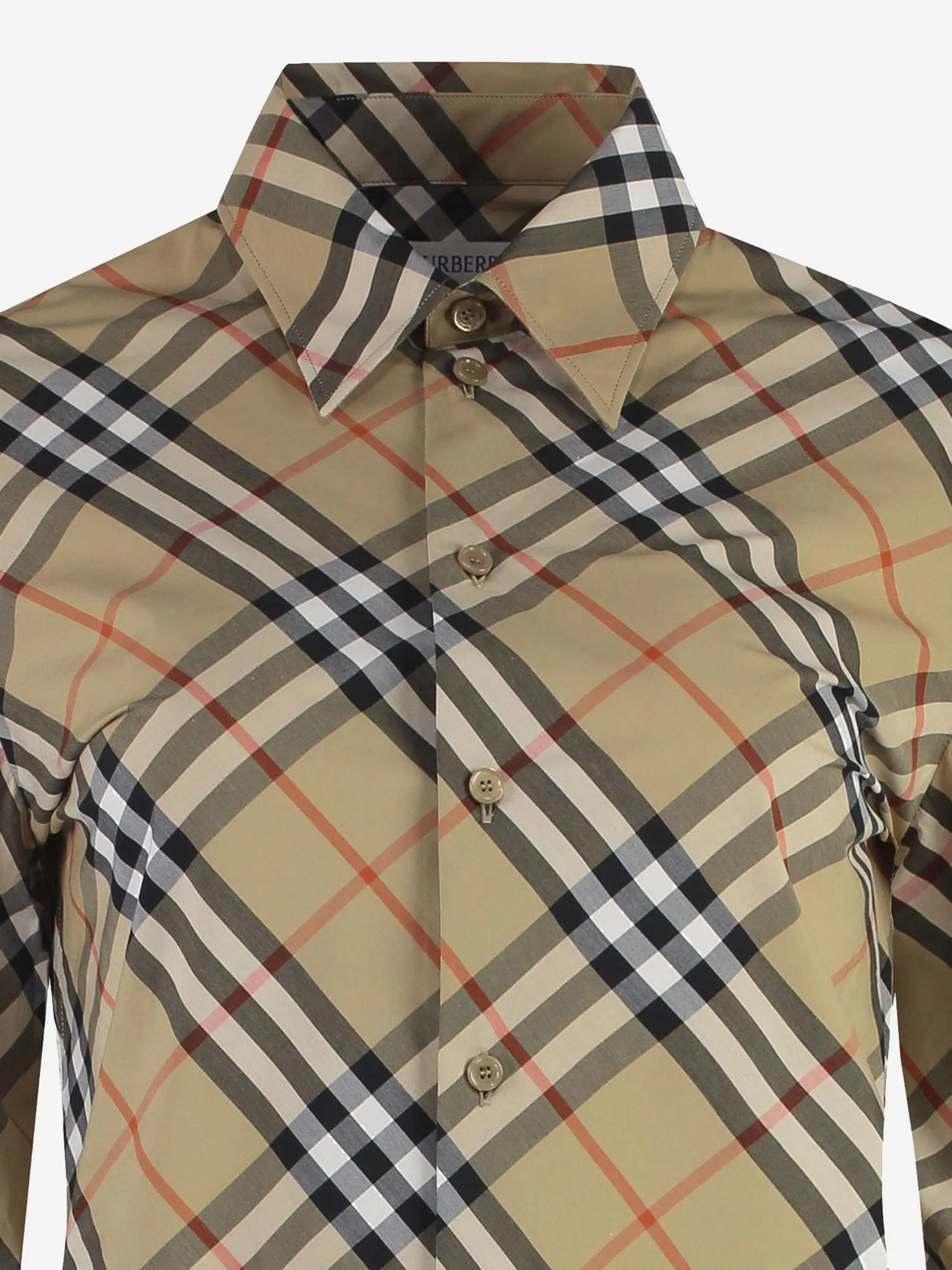 Cotton Shirt with Check Pattern sold by Lord & Taylor product image thumbnail 3