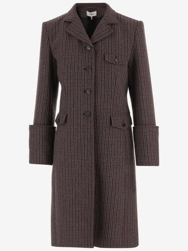 Wool-Blend Single-Breasted Riding Coat sold by Lord & Taylor